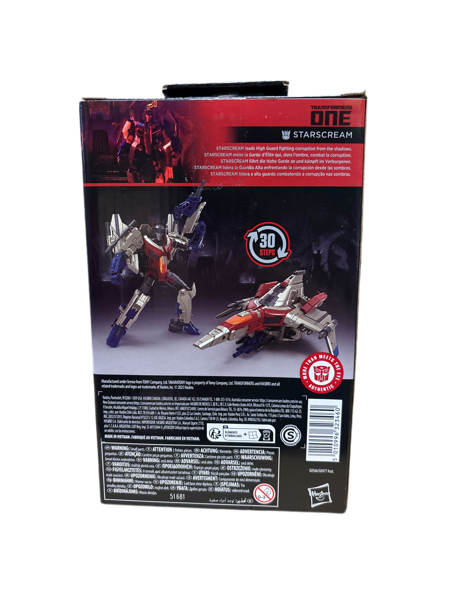 Hasbro Transformers Studio Series Starscream
