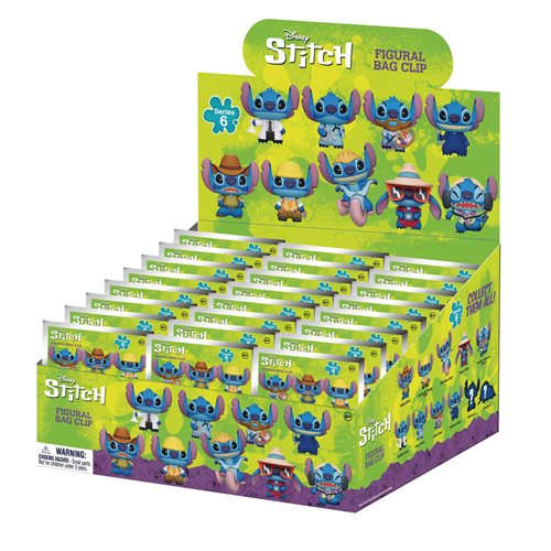 Monogram - Lilo & Stitch Stitch Series 6 3D Foam Bag Clip