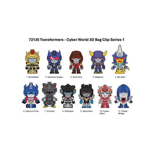 Monogram - Transformers: Cyberworld Series 1 3D Foam Bag Clip