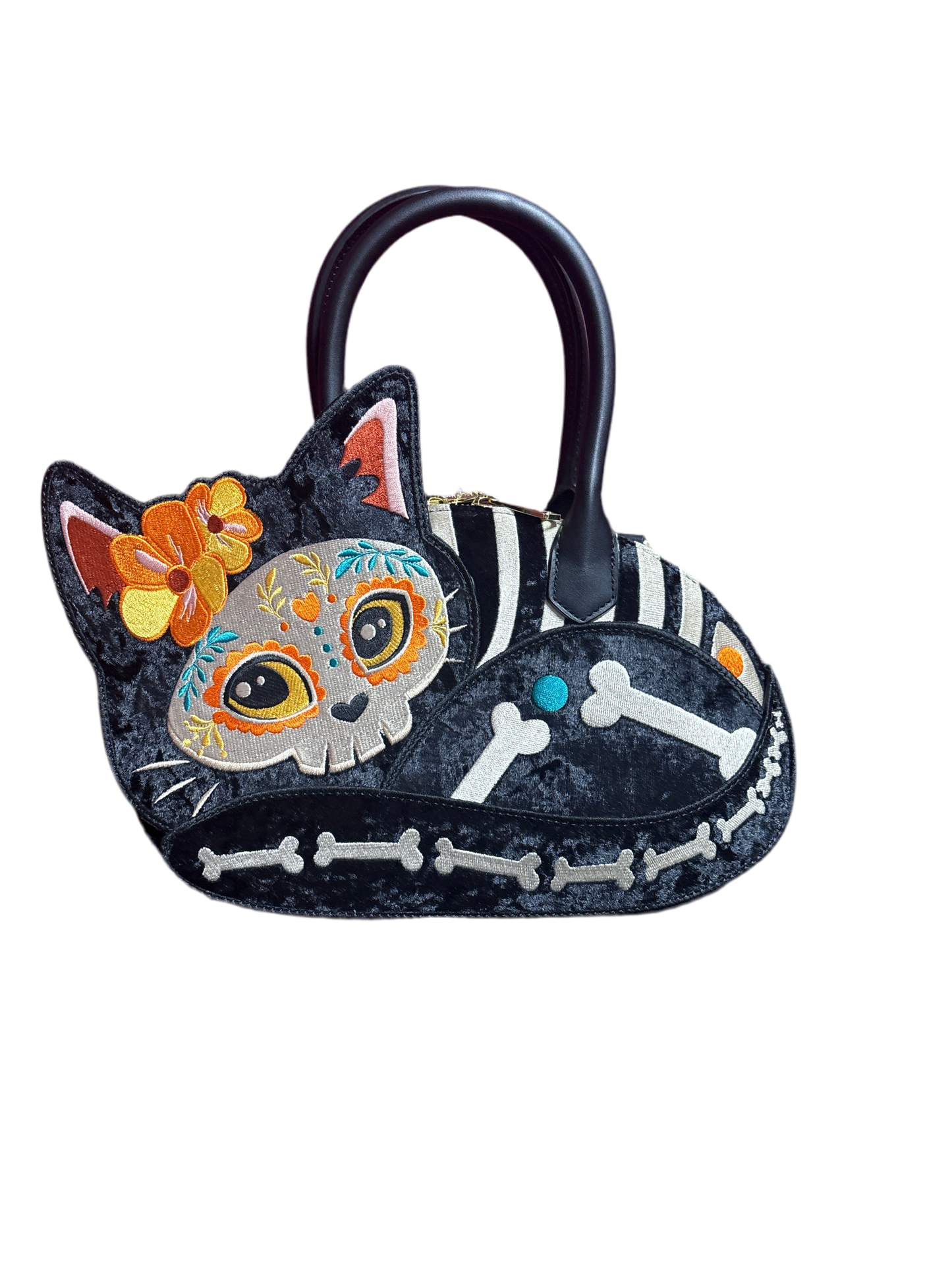 Loungefly Dia De Los Muertos Cat Cross Body Bag