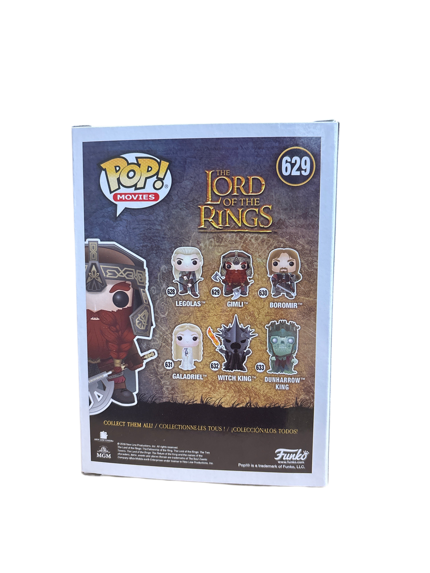 Funko TLOTR Gimli Vinyl Figure #629