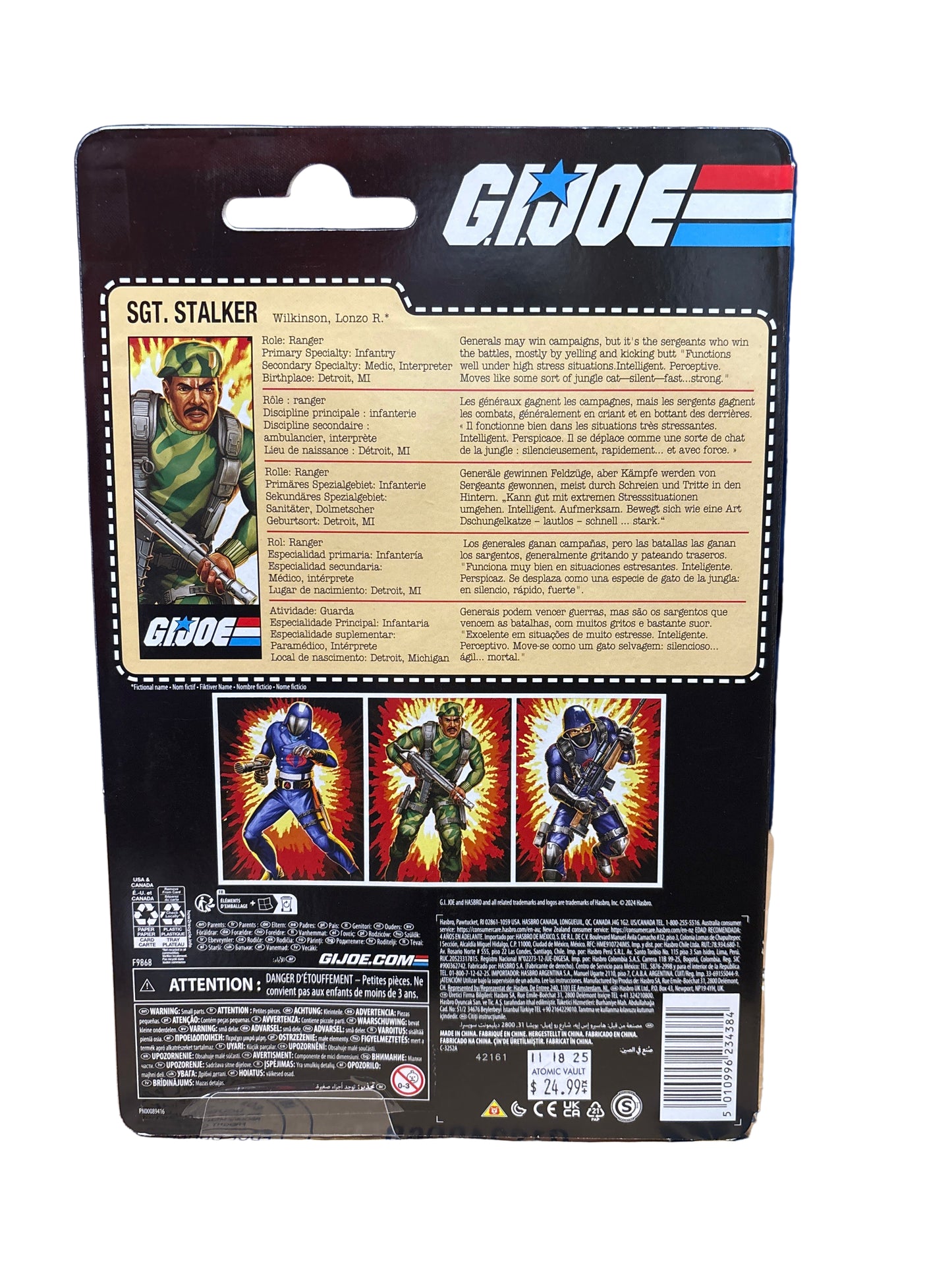 Hasbro GI Joe Sergeant Stalker
