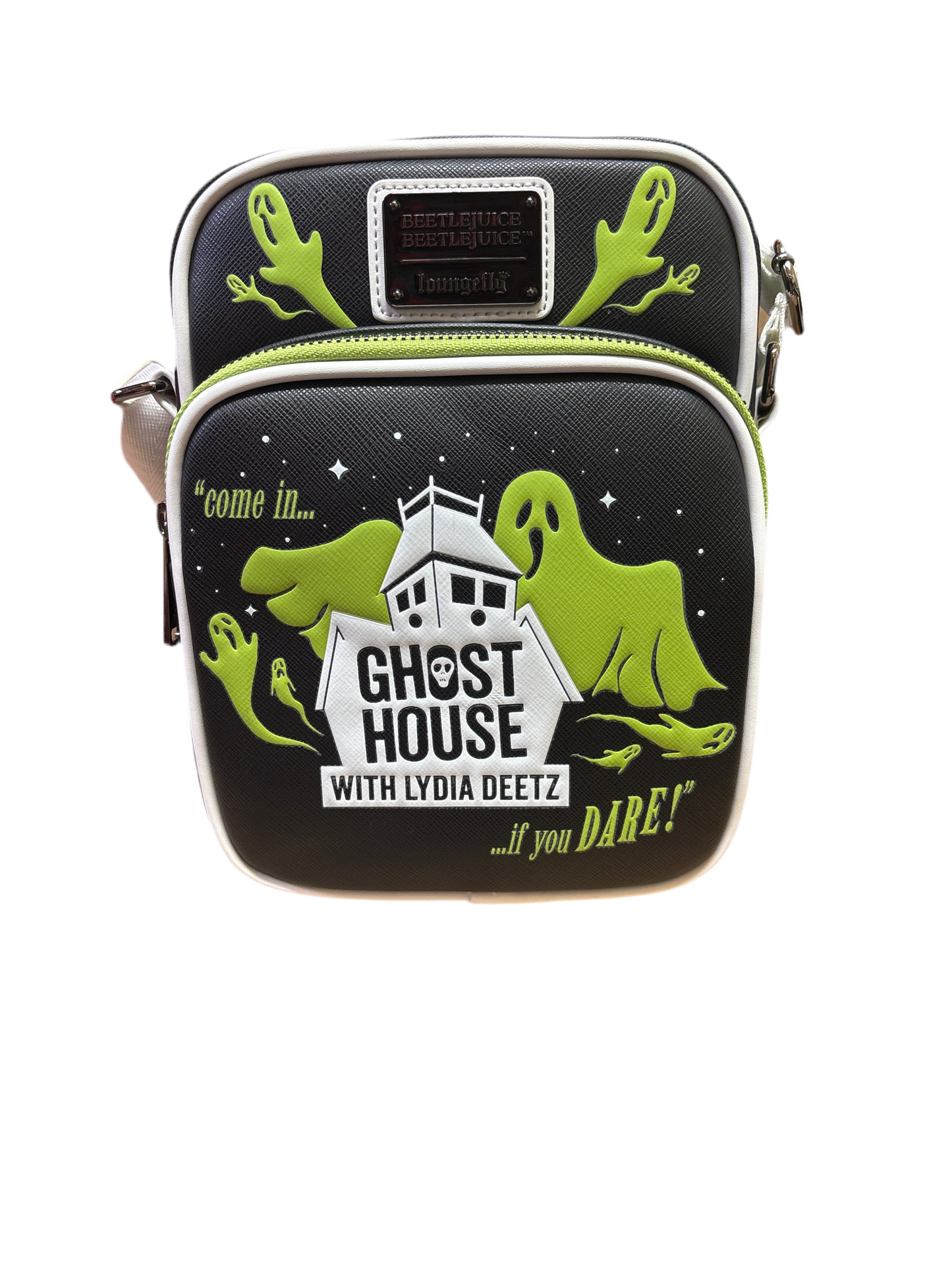 Loungefly Beetlejuice Beetlejuice Ghost House Glow Crossbody