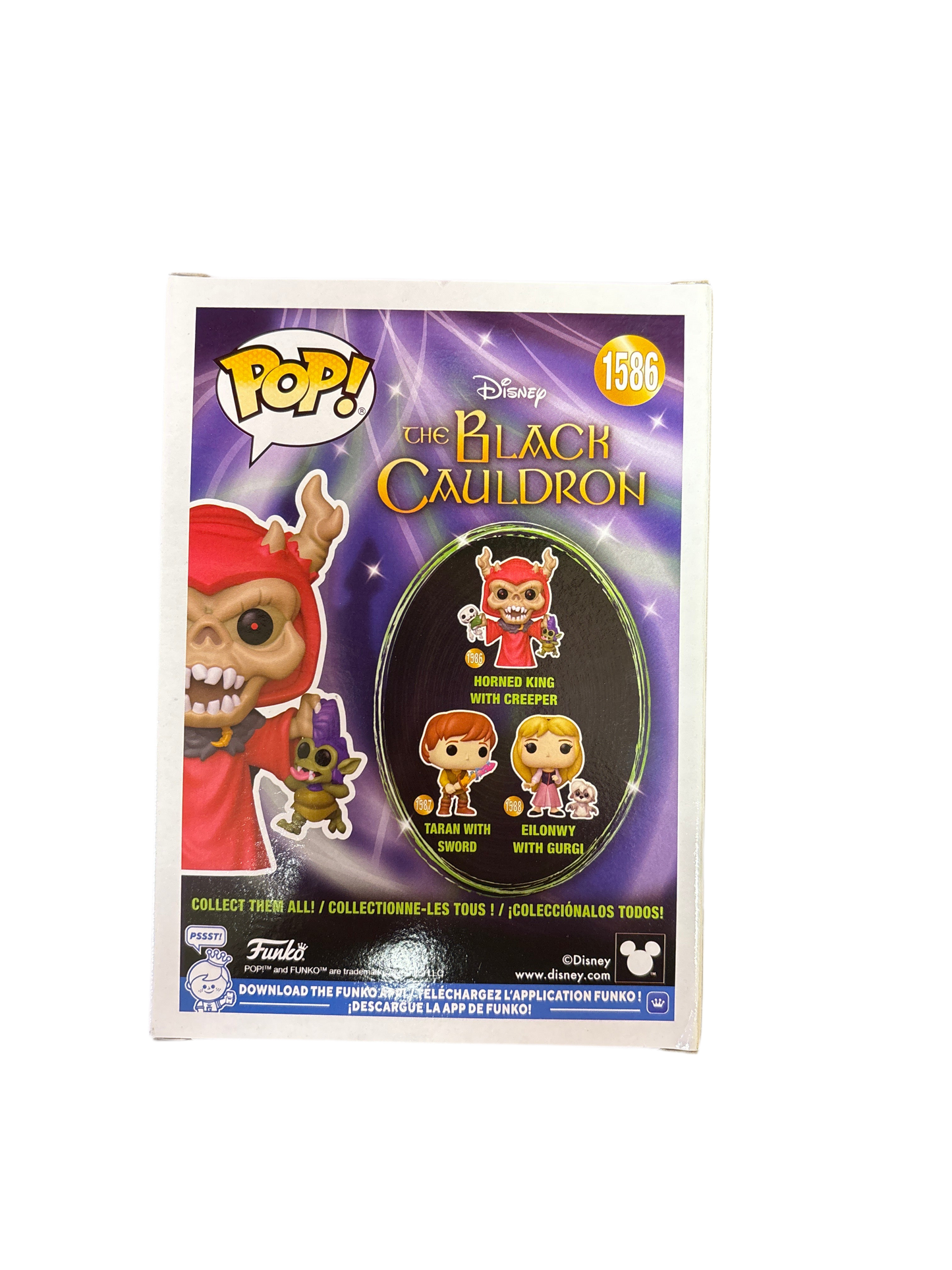 Funko The Black Cauldron Funko Pop! Horned King With Creeper #1586 Vinyl Figure