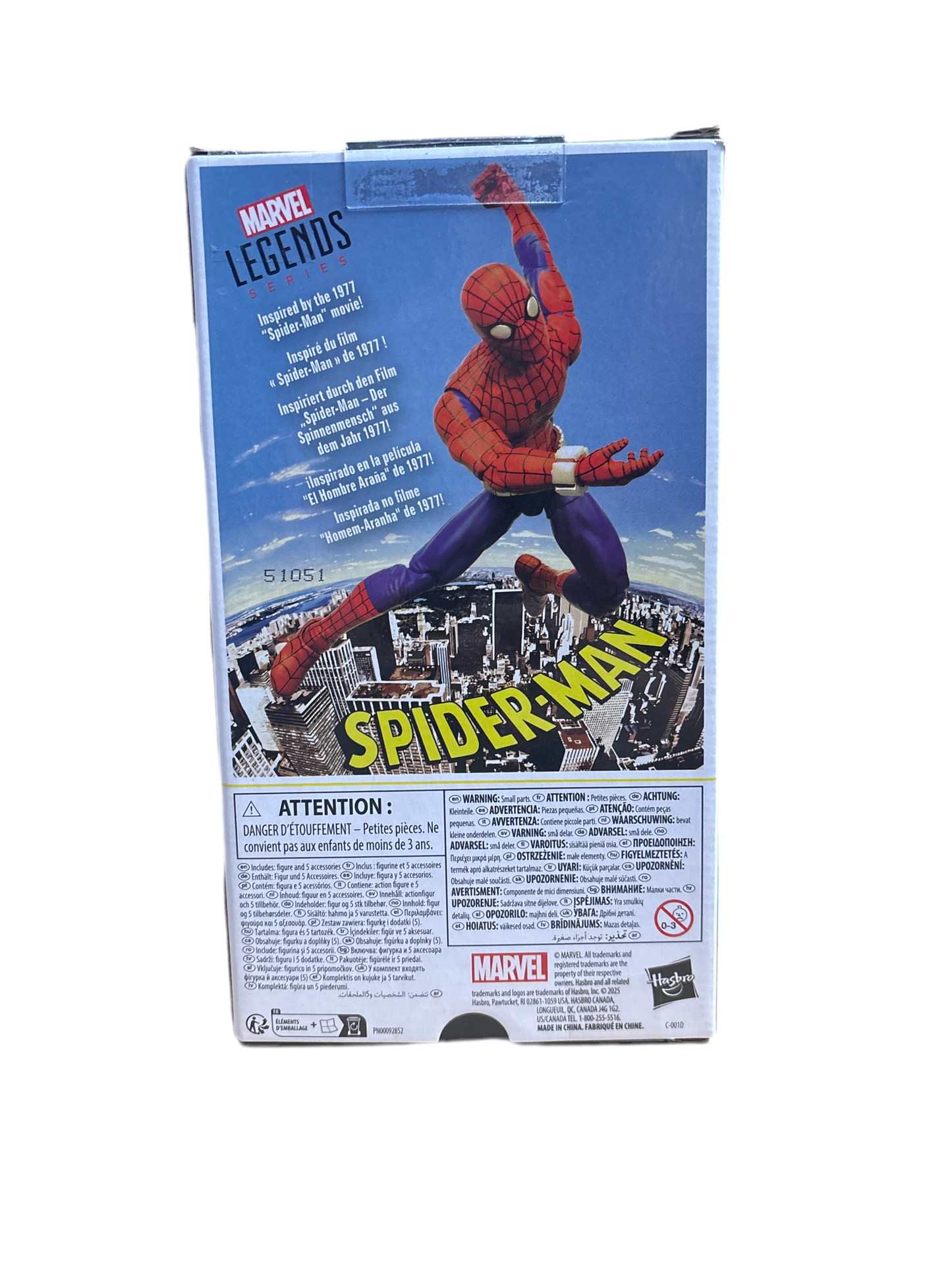Hasbro Spider-Man 1977 Movie Action Figure Legends Series