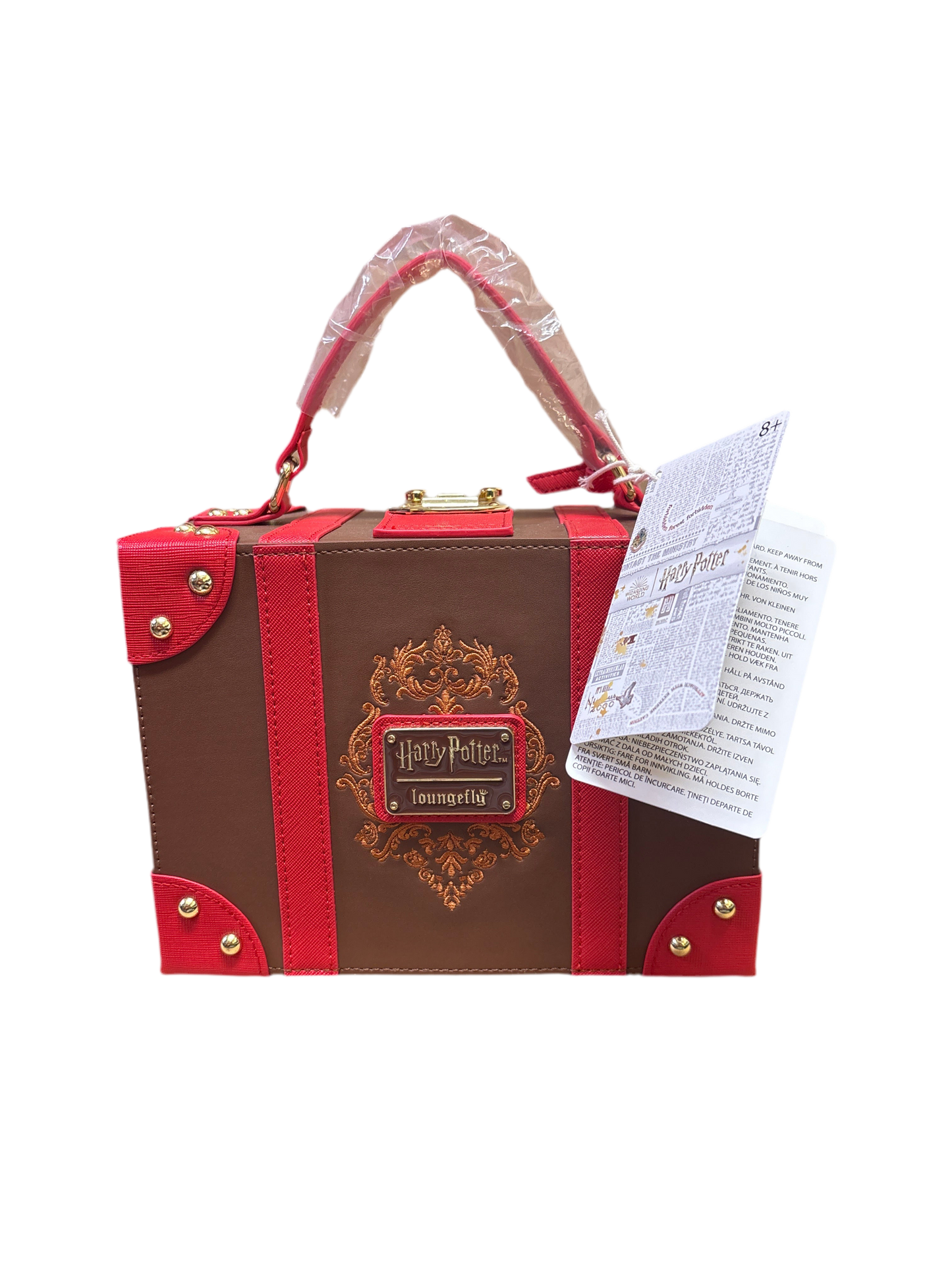 Loungefly Harry Potter Hogwarts Express Luggage Trunk Crossbody Bag