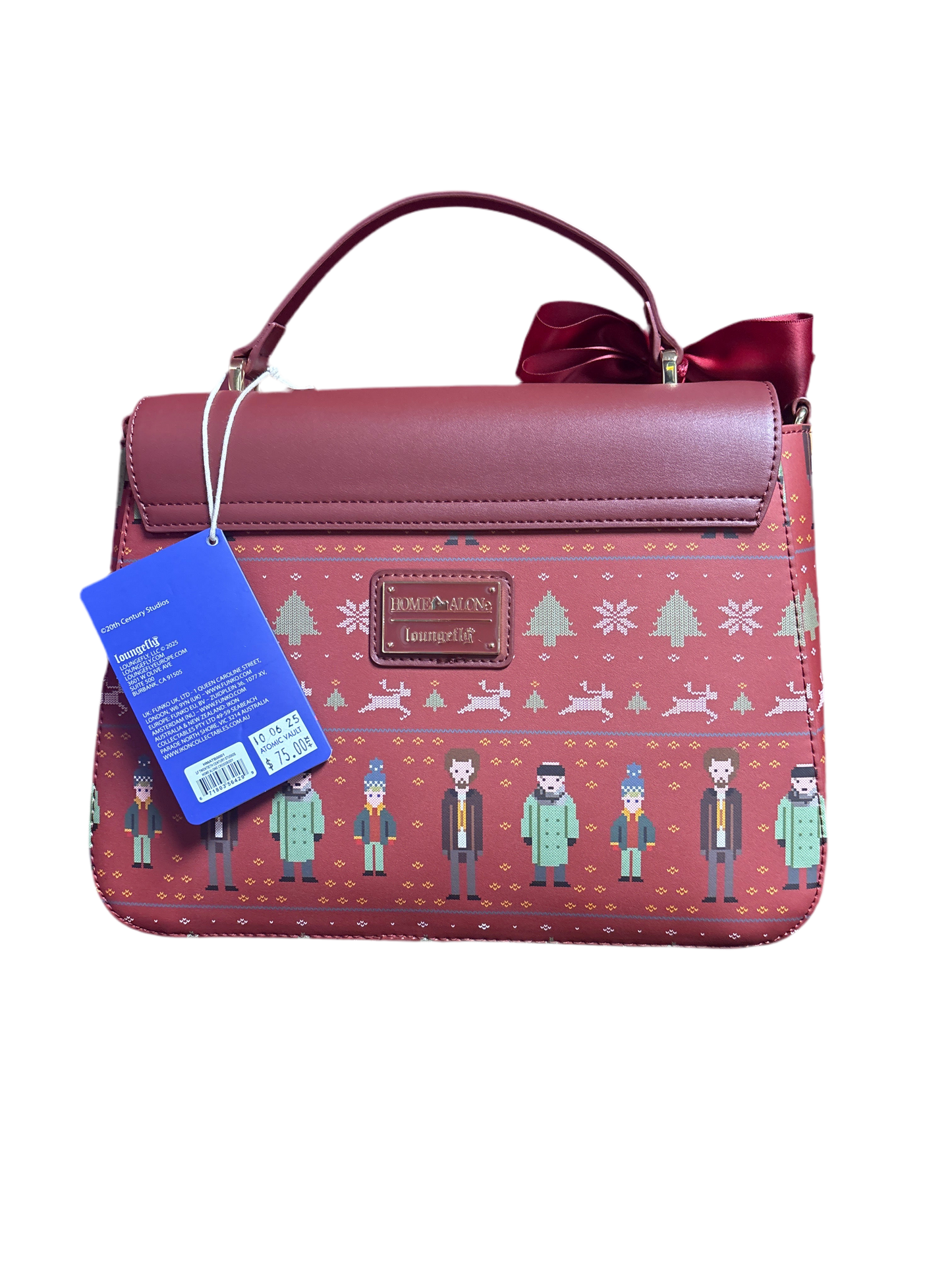 Loungefly Home Alone Crossbody Bag With Charms