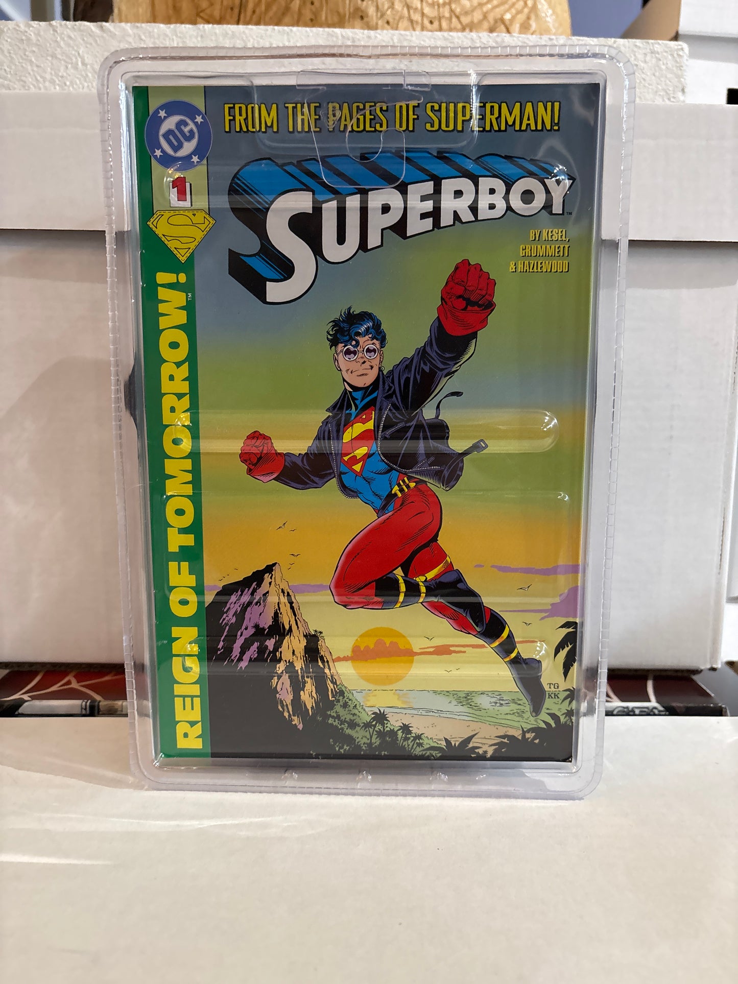 McFarlane Superboy Platinum Edition DC Direct
