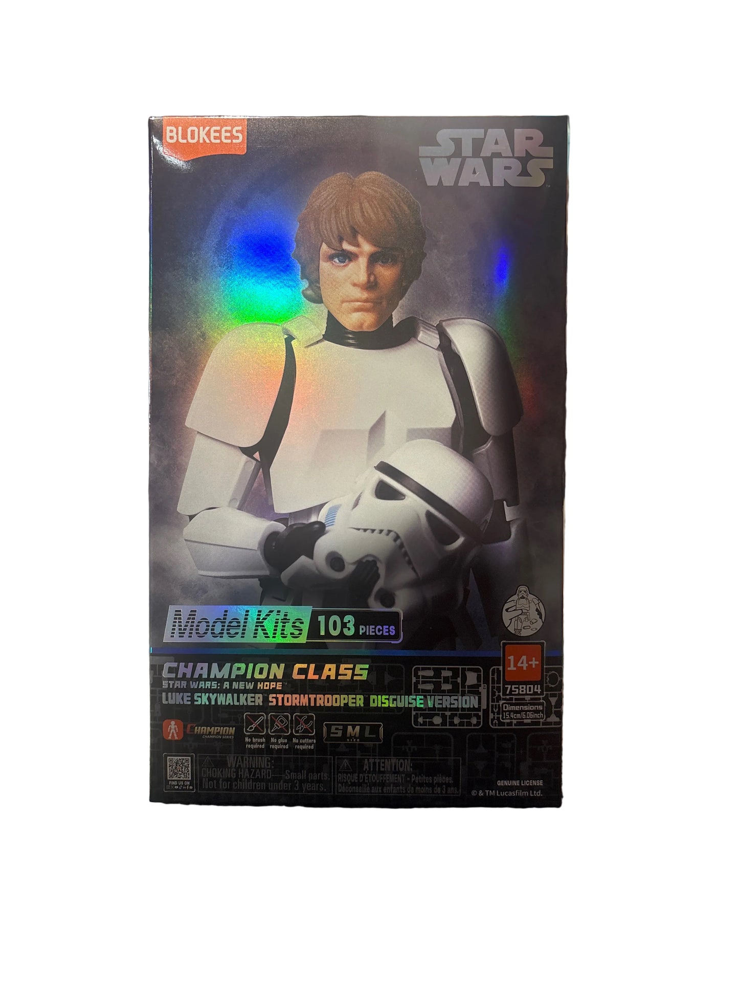 Blokees Luke Skywalker Stormtrooper Disguise Version