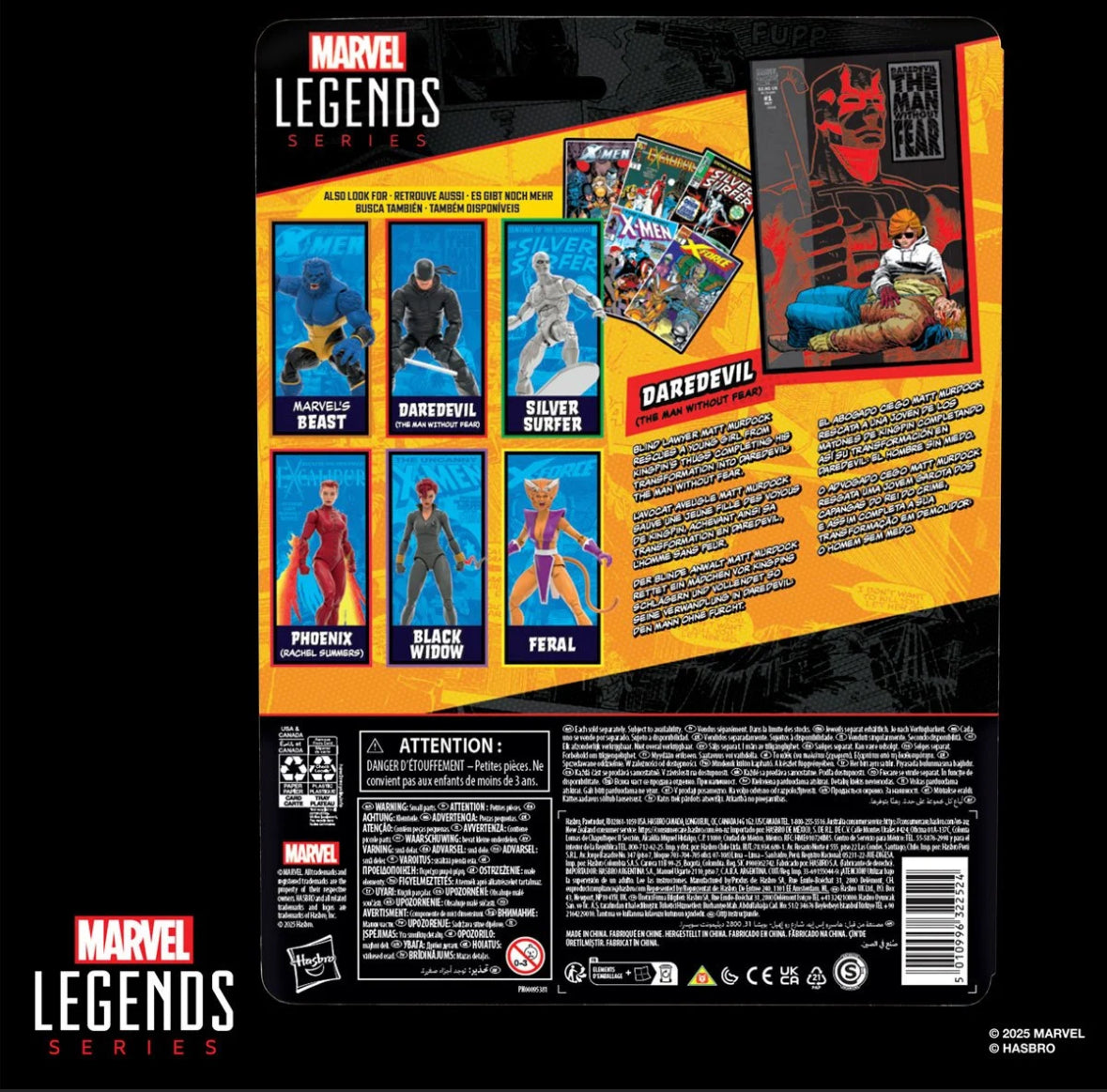 Hasbro Marvel Legends Series Daredevil 6in Figure