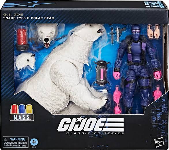 Hasbro - GIJOE Classified Series Snake Eyes and Polar Bear