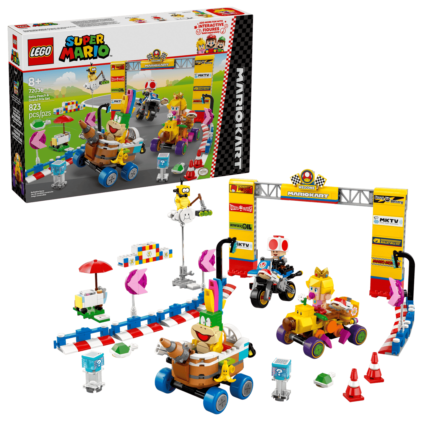 LEGO - LEGO® Super Mario™ #72036 Mario Kart™ – Baby Peach & Grand Prix Set