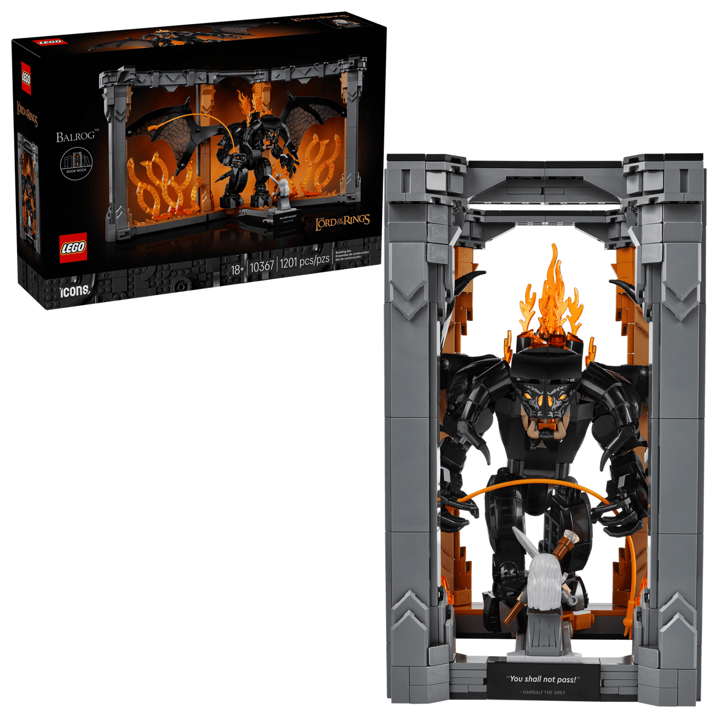 Lego - The Lord of the Rings: Balrog™ Book Nook