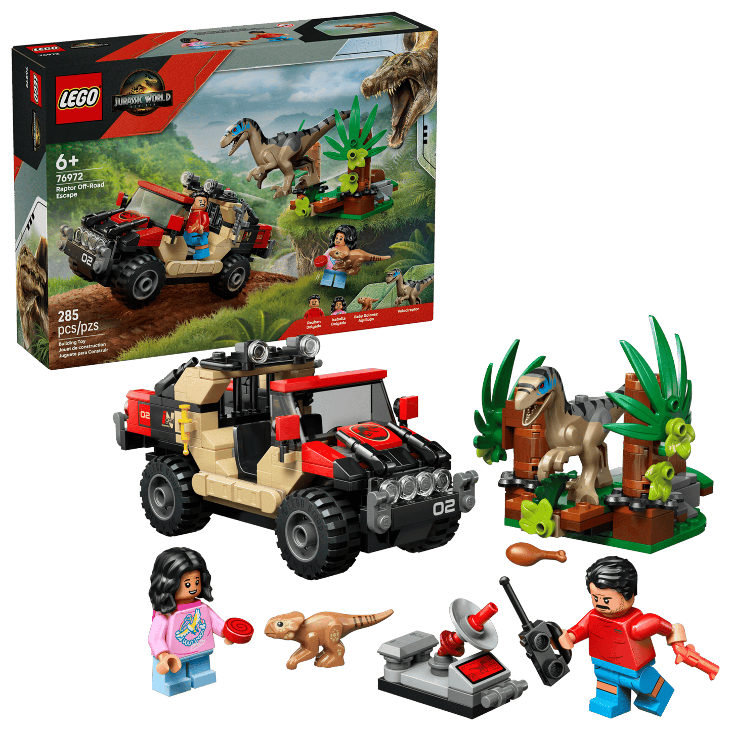 LEGO - Jurassic World #76972 Raptor Off-Road Escape