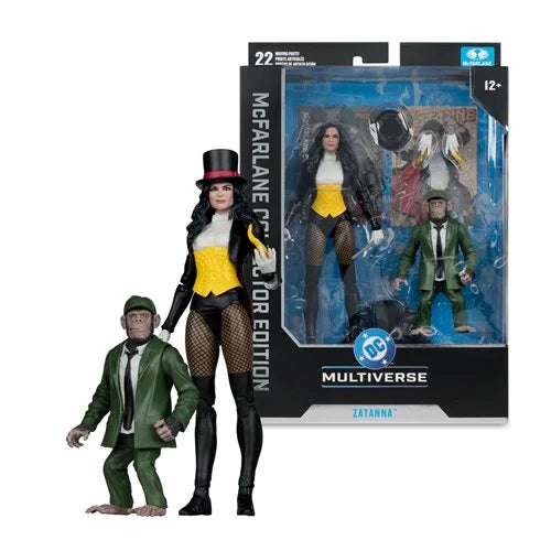 McFarlane Collector Edition Zatanna with Detective Chimp DC Classic 7-Inch Scale Action Figure