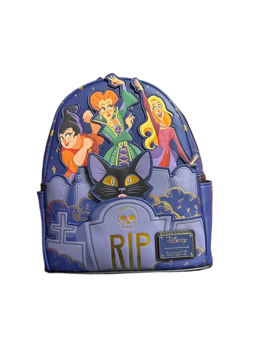 Loungefly Hocus Pocus Sanderson Sisters Graveyard Mini Backpack