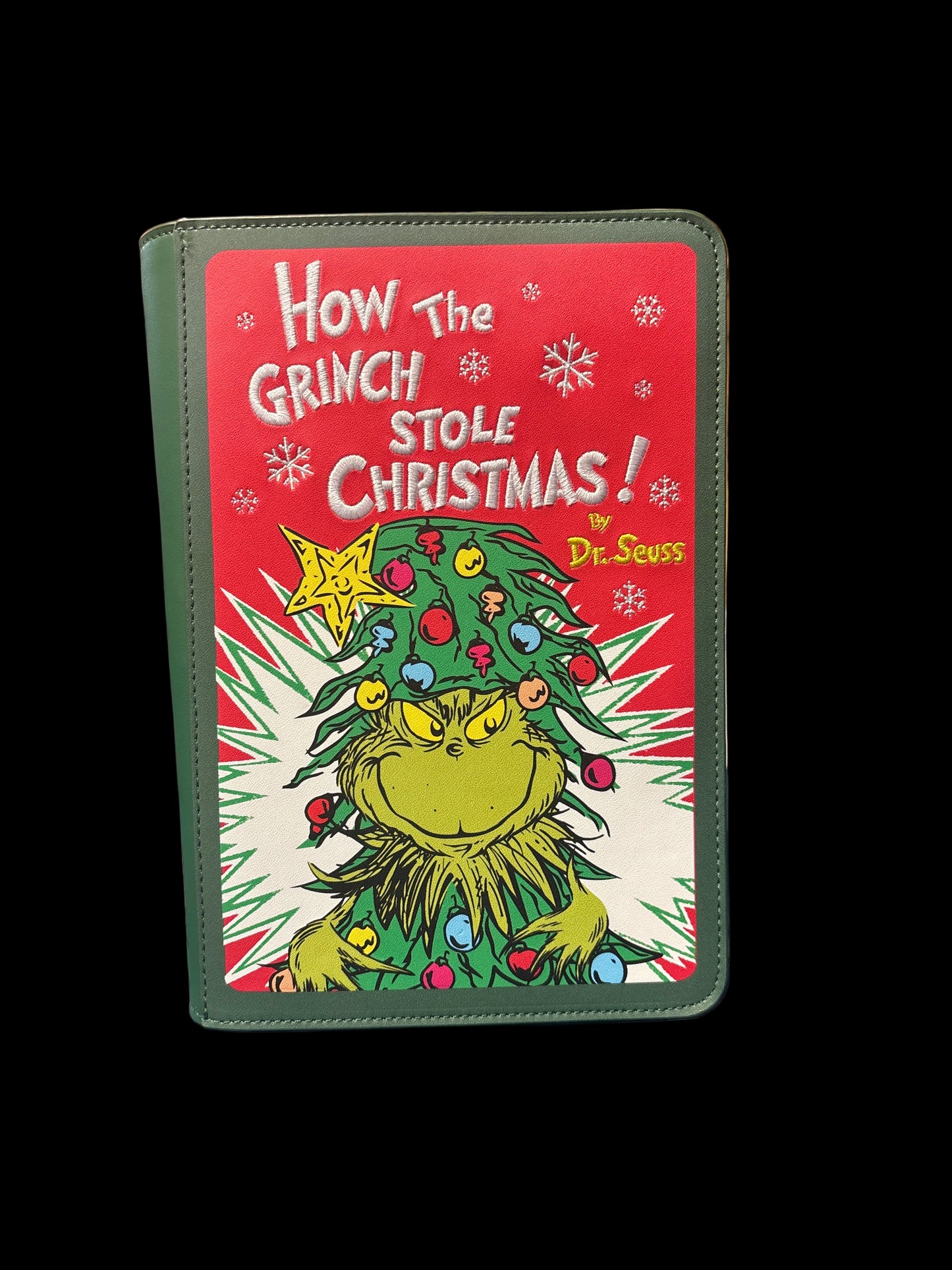 Loungefly The Grinch Holiday Book Crossbody Bag