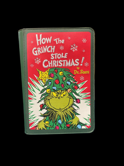 Loungefly The Grinch Holiday Book Crossbody Bag