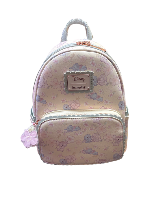 Loungefly Disney Cute Stitch Cherry Blossom Mini Backpack