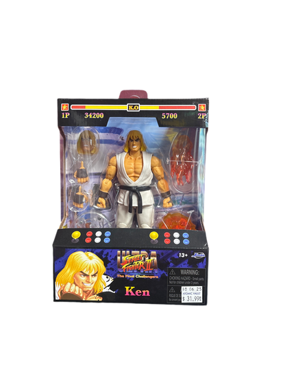 Jada Ultra Street Fighter 2 The Final Challengers: Ken (White Robe)