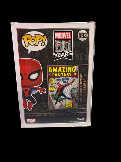 Funko Marvel 80 Years Spider-Man 593 Signed by Robbie Daymond
