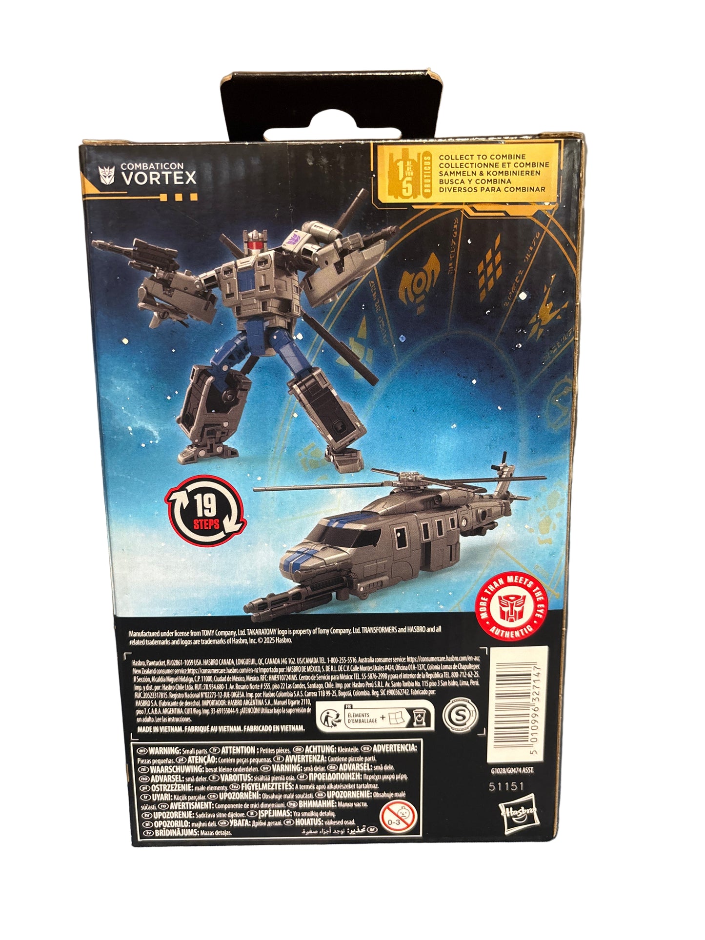 Hasbro Transformers Age Of The Primes Deluxe Combaticon Vortex