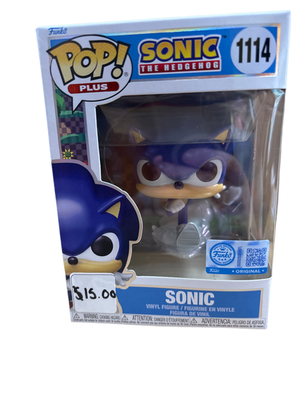 Funko Sonic the Hedgehog (Pearl) Funko Pop! Vinyl Figure Plus #1114