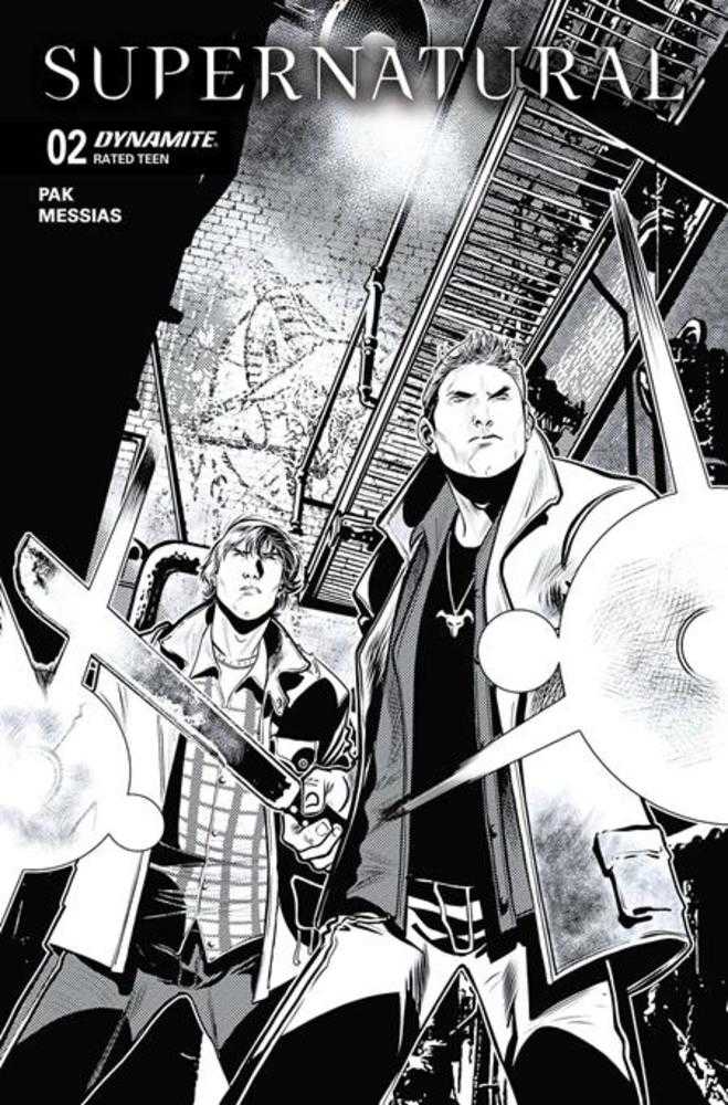 Supernatural #2 Cover F 1 in 10 Eder Messias Line Art Variant