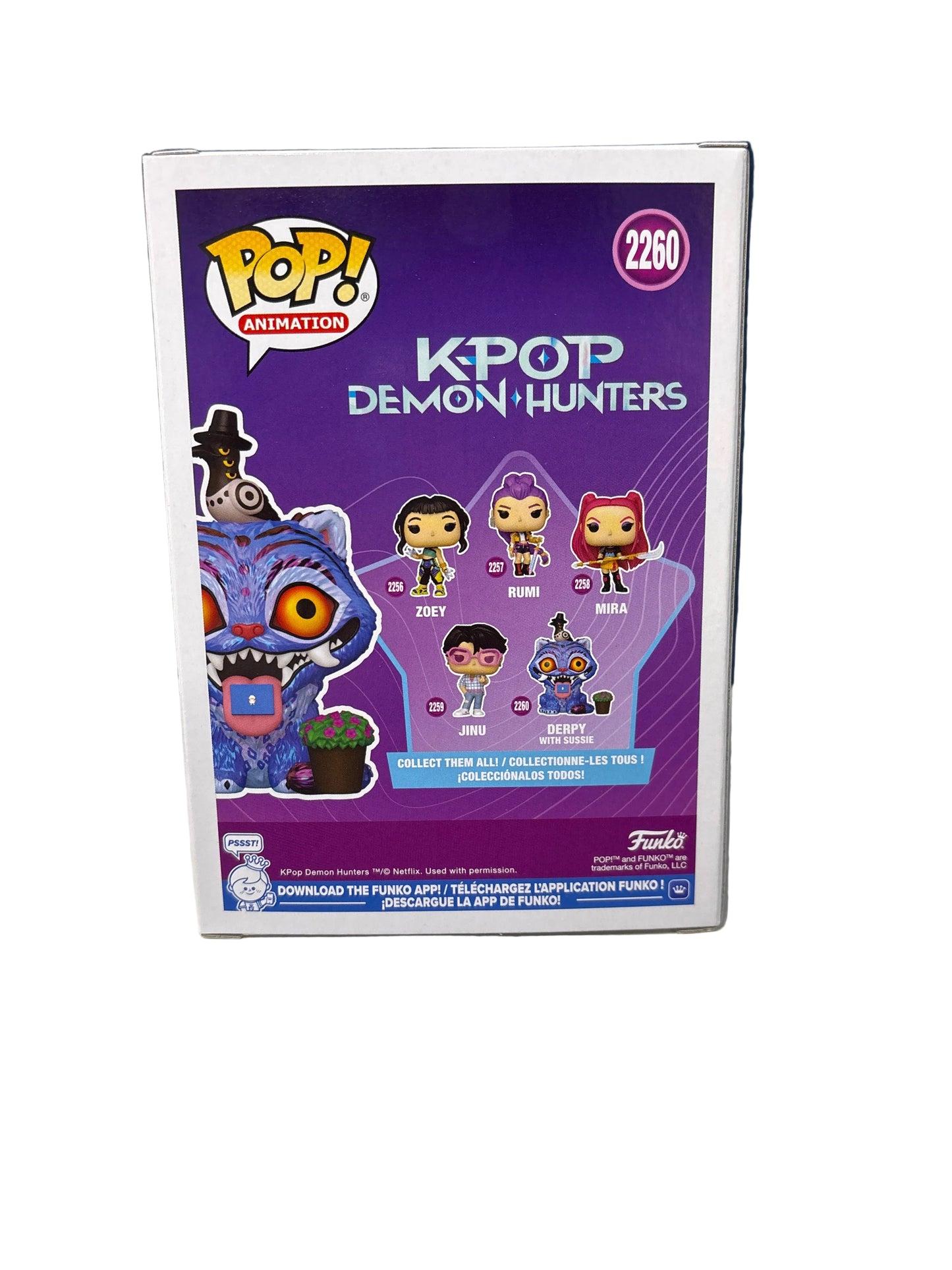 Funko K-Pop Demon Hunters Derpy With Sussie 2260 Glow in the Dark