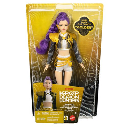 Mattel - KPop Demon Hunters HUNTR / X Rumi Golden Singing Doll