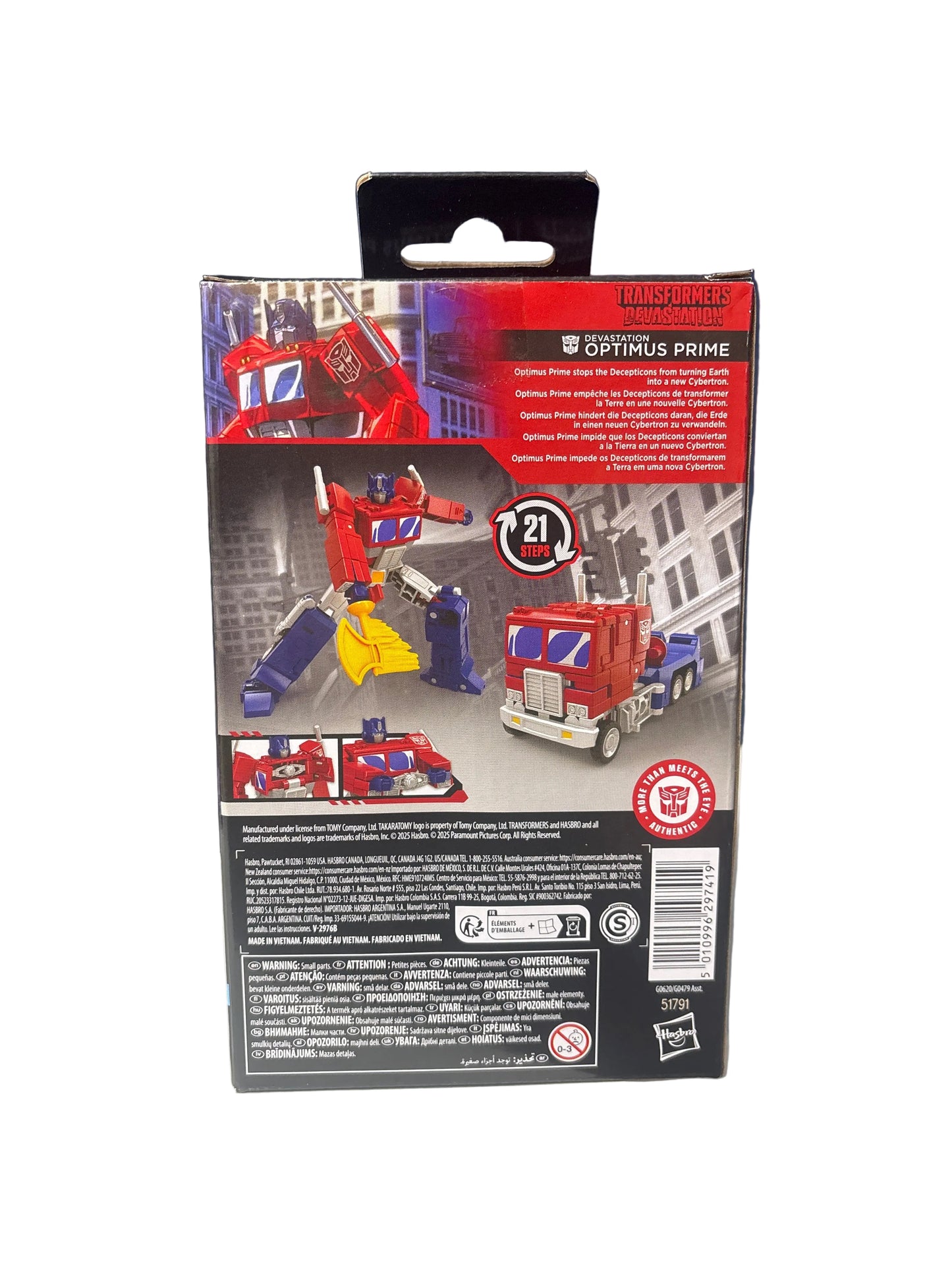 Hasbro Transformers Studio Series Devastation Optimus Prime