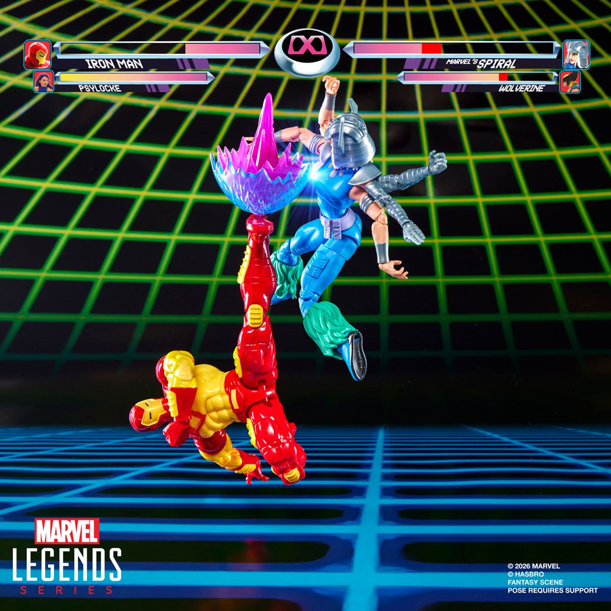 Hasbro - Marvel Legends Series Iron Man vs Spiral 6-Inch Action Figures