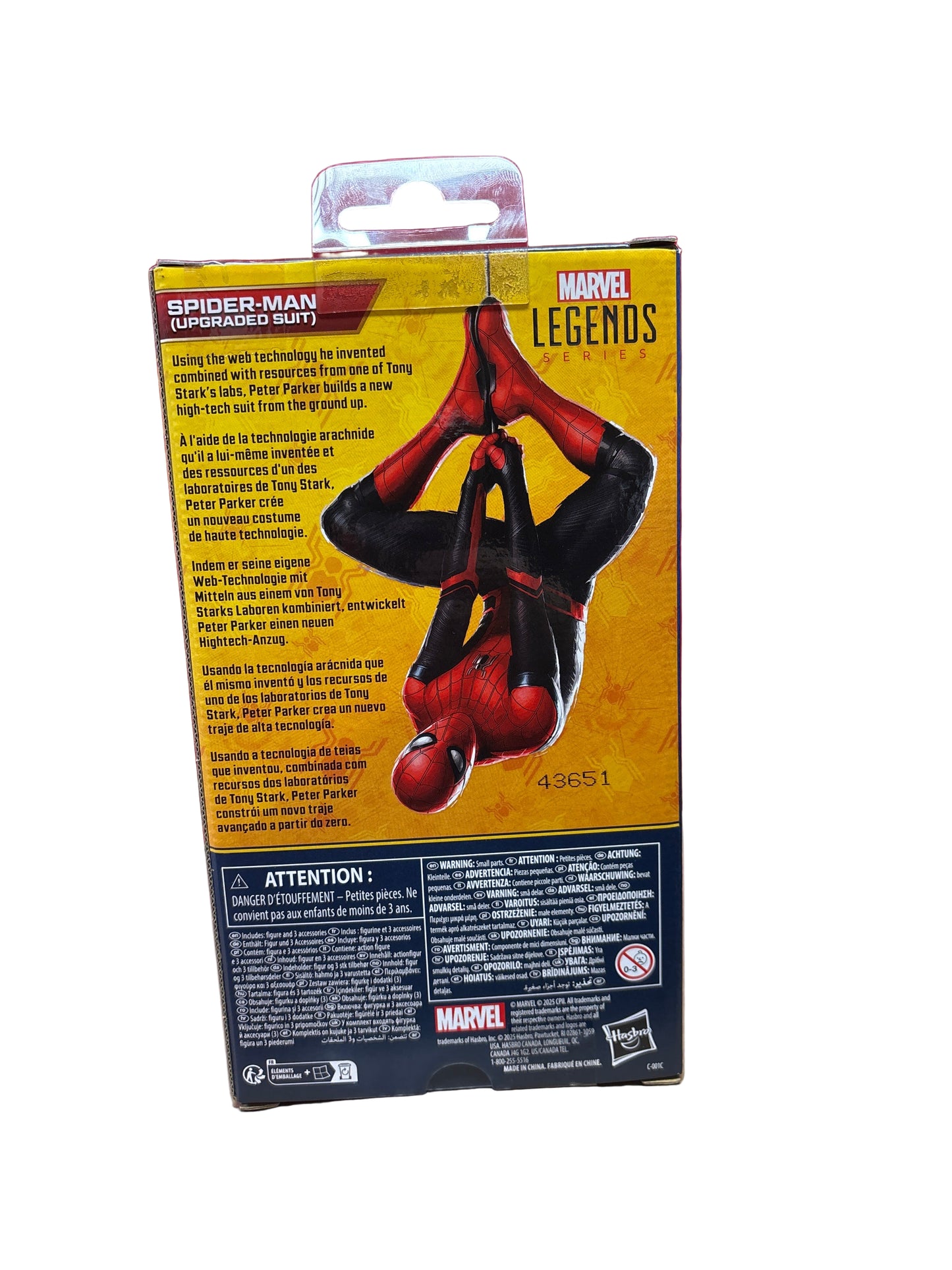 Hasbro Marvel Legends Series Spider-Man Far From Home