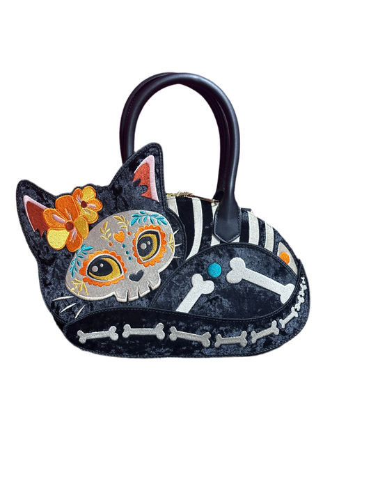 Loungefly Dia De Los Muertos Cat Cross Body Bag