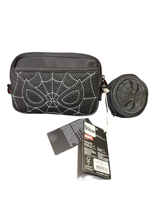 Spider-Man Black Out Sling Bag Loungefly Spider-Man Crossbody Bags