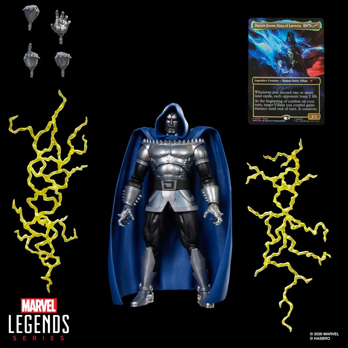 HASBRO - Marvel Super Heroes Magic: The Gathering Marvel Legends Series Doctor Doom 2099 6-Inch Action Figure