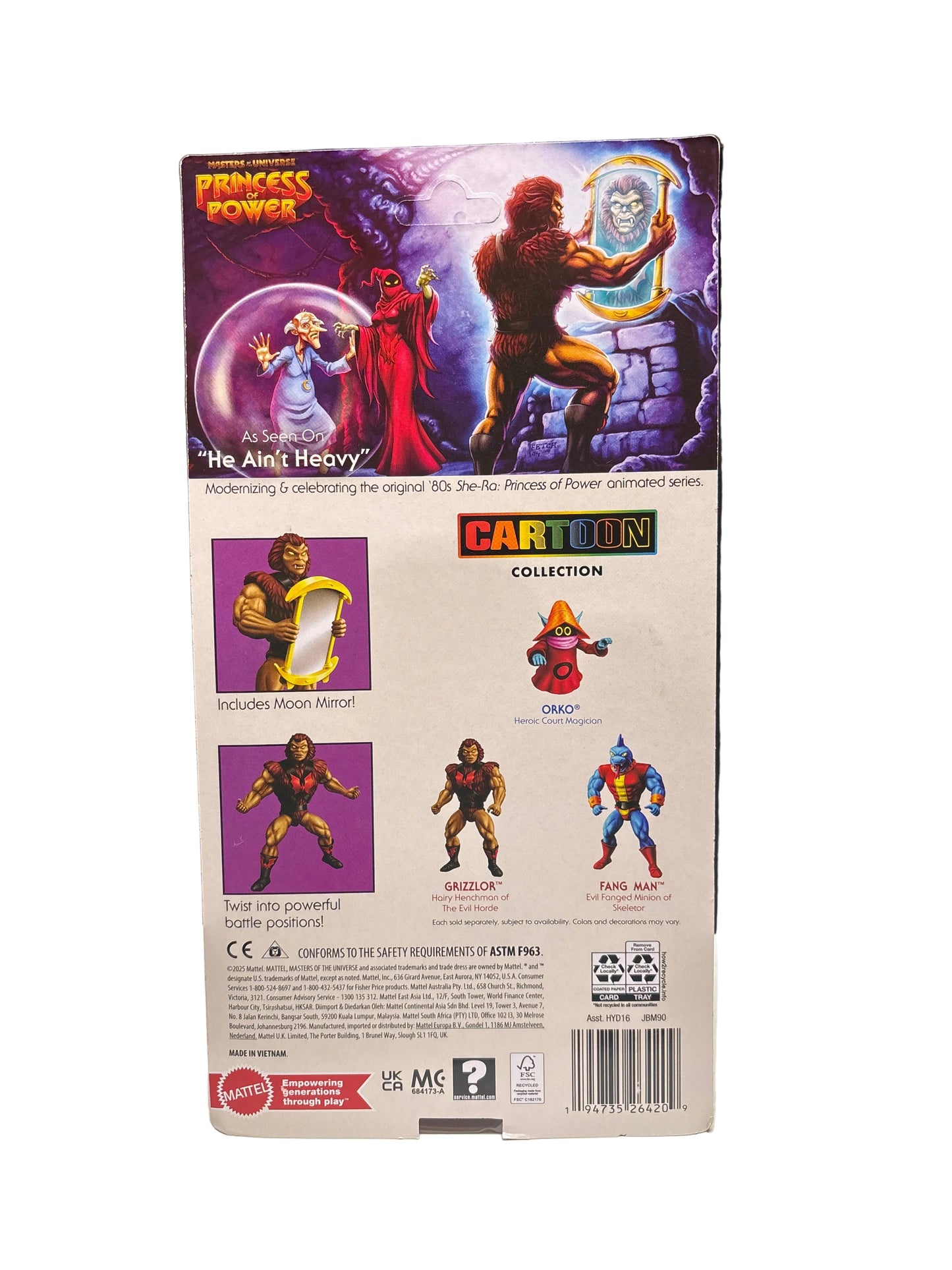 Mattel Masters of the Universe Origins Cartoon Collection Grizzlor 5.5-inch Action Figure