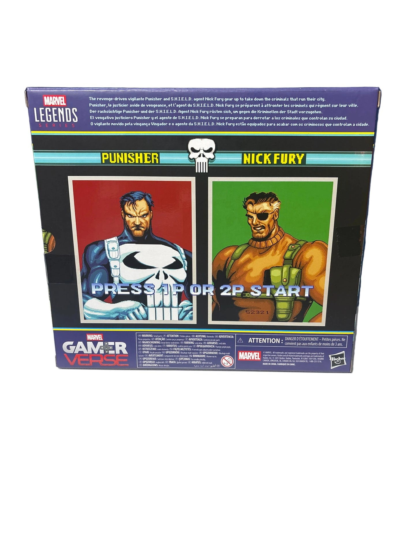 Hasbro Marvel Legends Gamer Verse The Punisher Nick Fury Vs Punisher