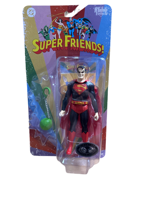 McFarlane Evil Superman DC Retro Super Friends Platinum Edition