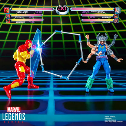 Hasbro - Marvel Legends Series Iron Man vs Spiral 6-Inch Action Figures