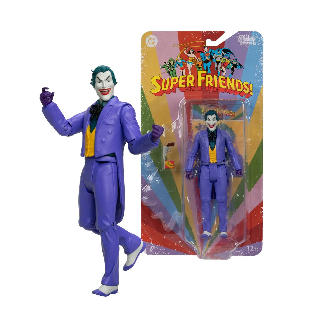 McFarlane - DC Retro Wave 17 Super Friends The Joker 6-Inch Scale Action Figure