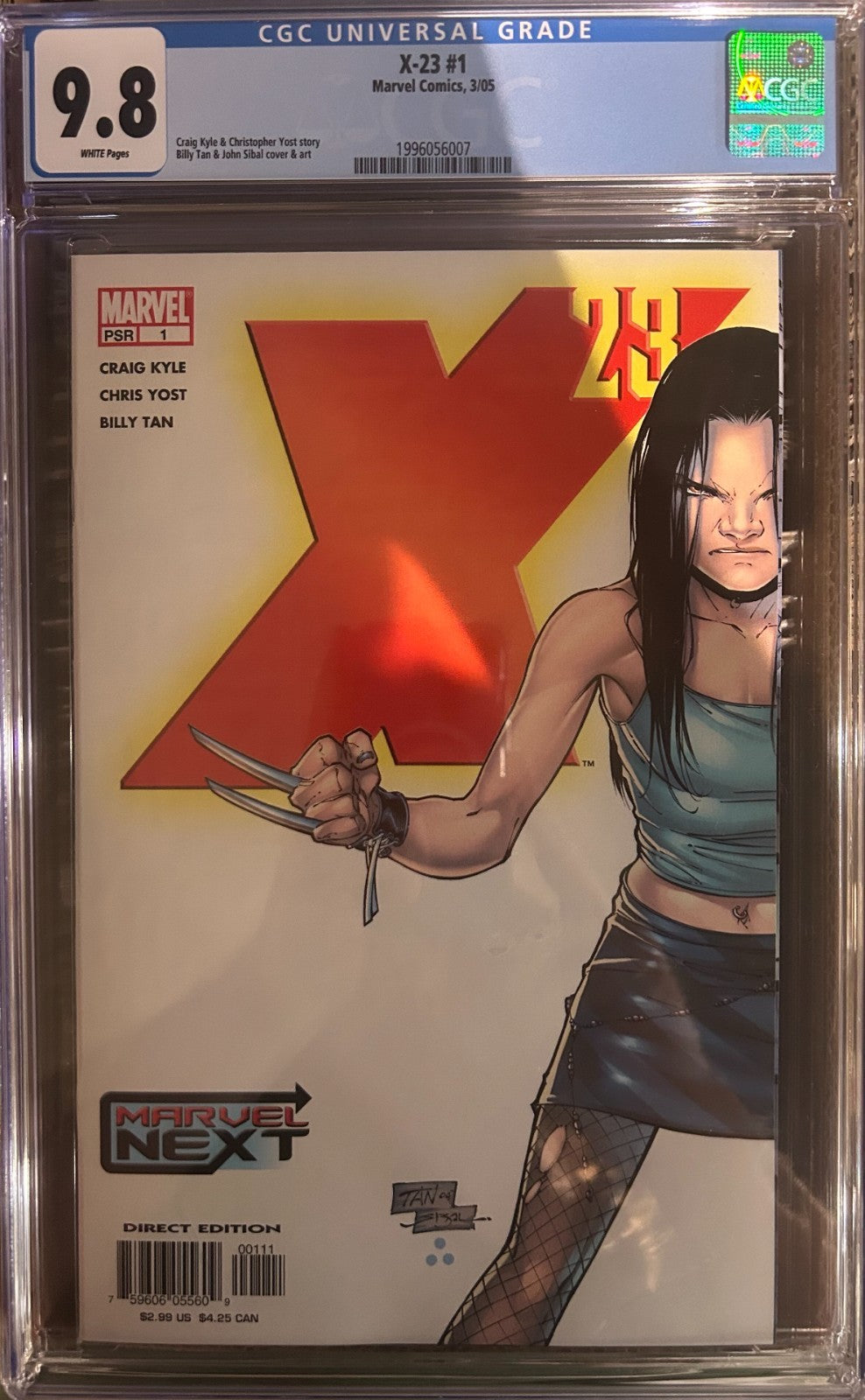 X-23 #1 (2005) CGC 9.8 WP