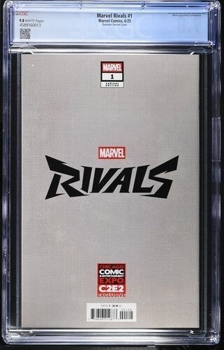 Marvel Rivals #1 Gonzales Variant Cover. CGC 9.8 C2E2 Exclusive