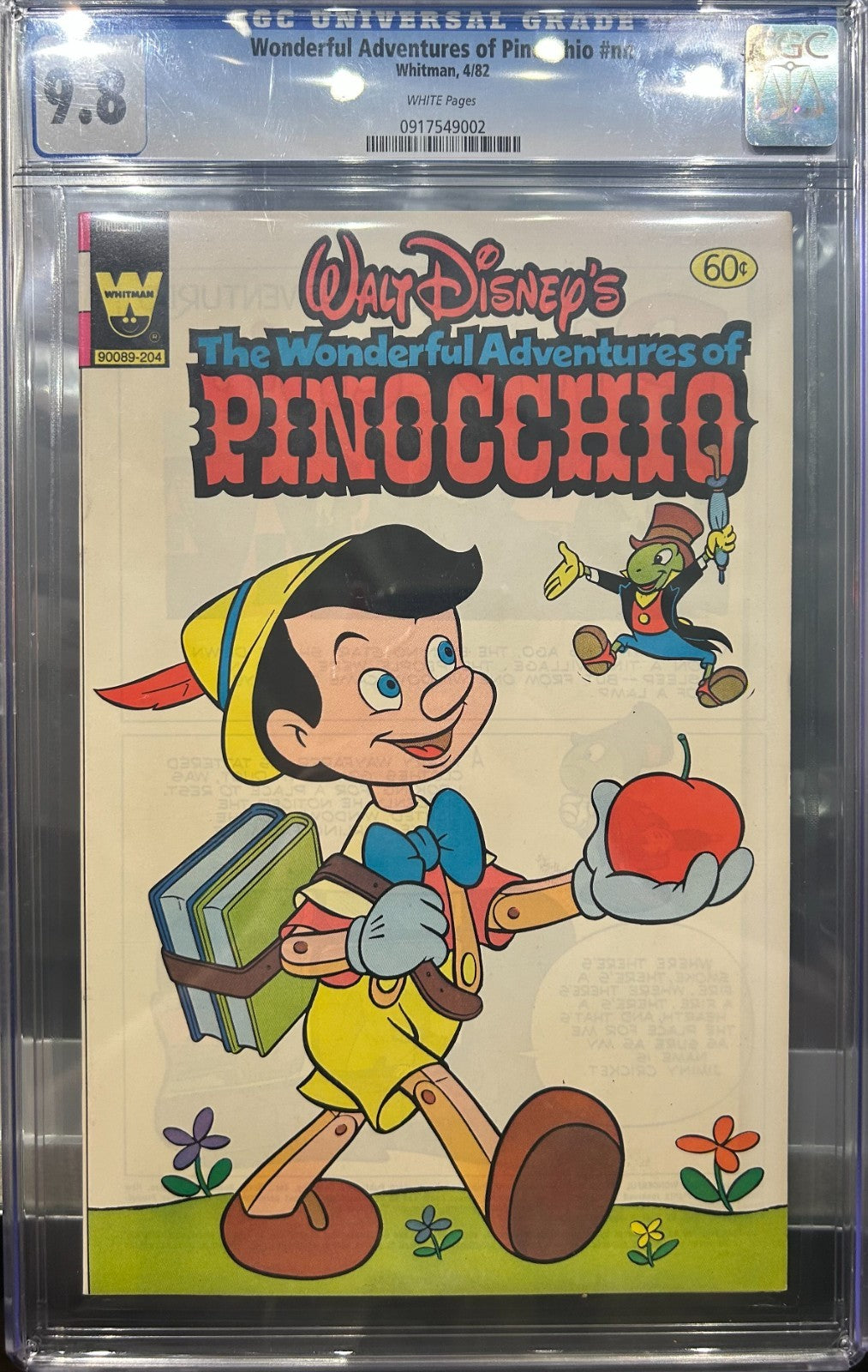 Wonderful Adventures of Pinocchio 1982 CGC 9.8