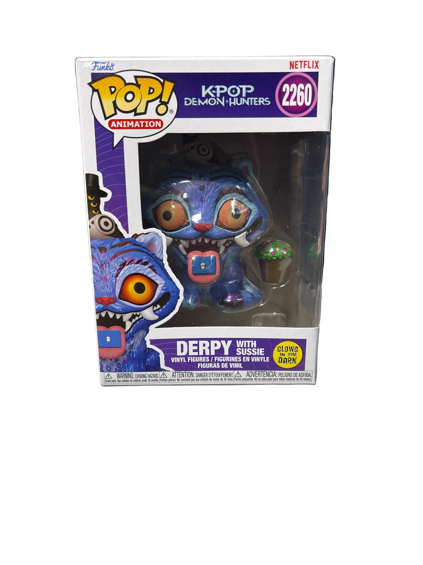Funko K-Pop Demon Hunters Derpy With Sussie 2260 Glow in the Dark