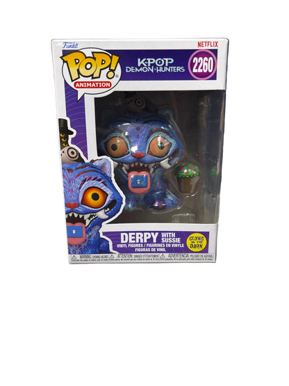 Funko K-Pop Demon Hunters Derpy With Sussie 2260 Glow in the Dark