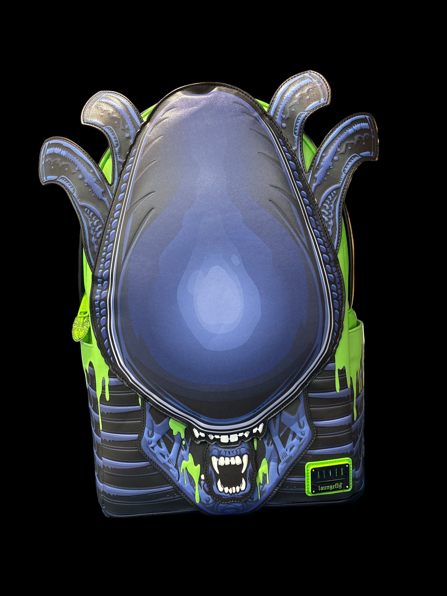Loungefly Alien Xenomorph Glow in the Dark Full Size Backpack