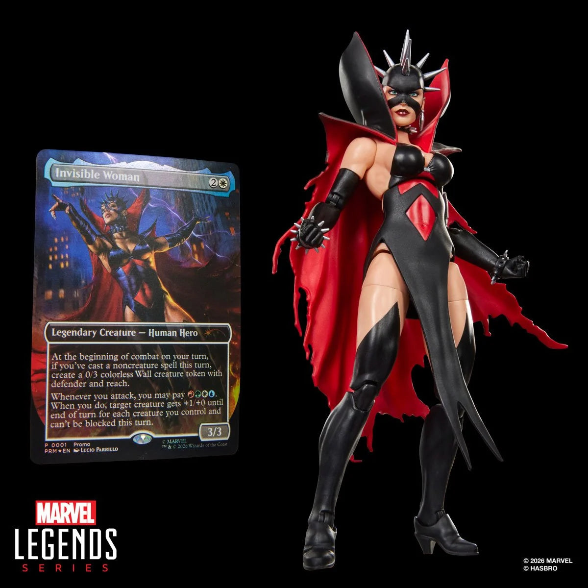 HASBRO - Marvel Super Heroes Magic: The Gathering Marvel Legends Series Malice (Sue Storm) 6-Inch Action Figure