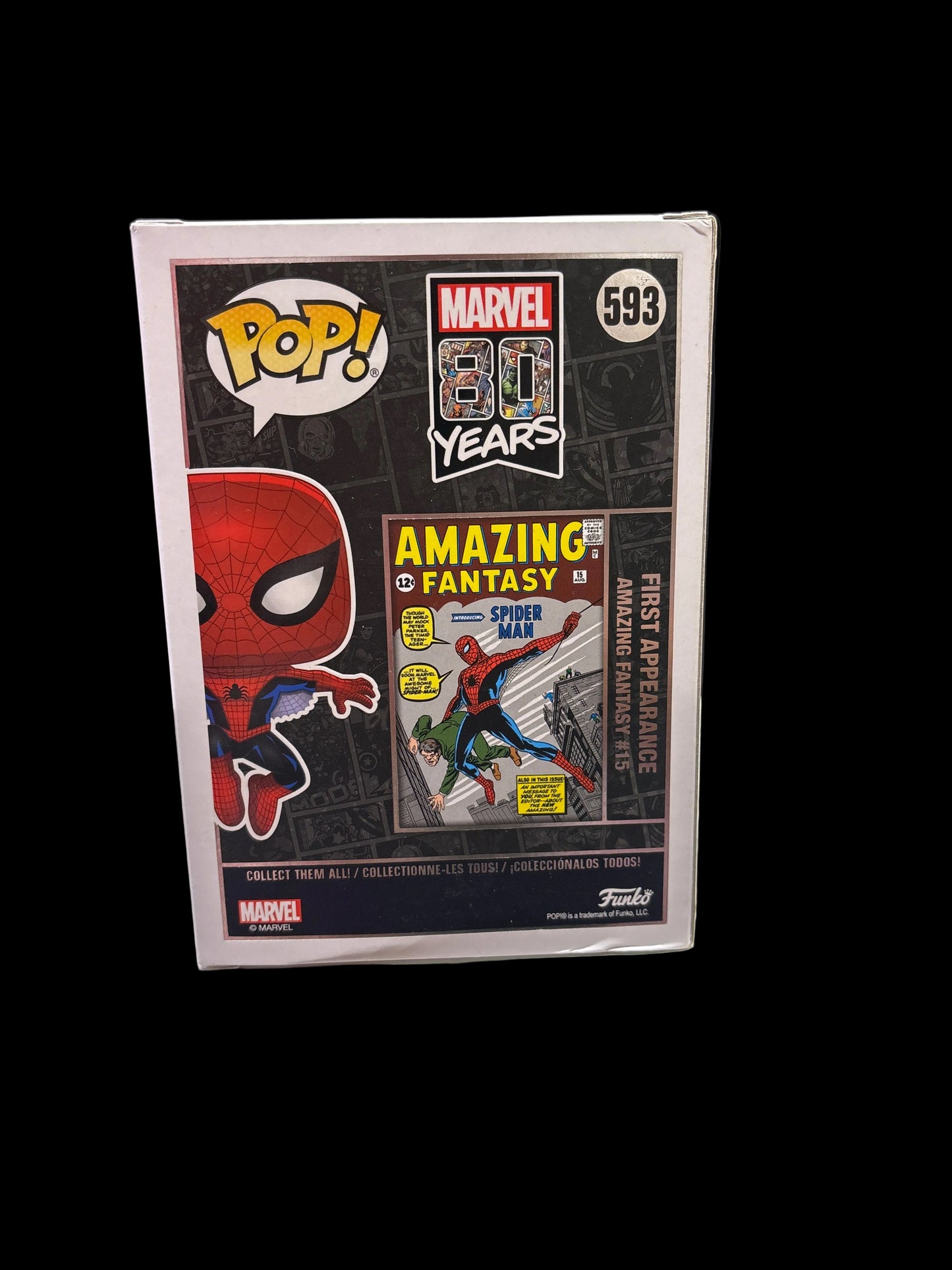Funko Marvel 80 Years Spider-Man 593 Signed by Robbie Daymond