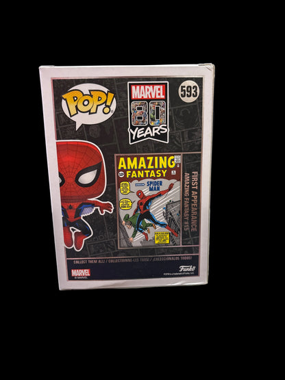 Funko Marvel 80 Years Spider-Man 593 Signed by Robbie Daymond